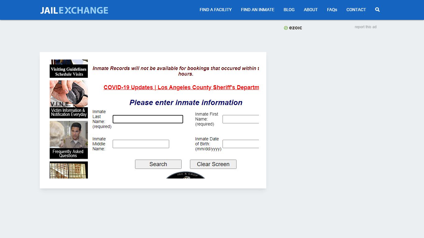 Los Angeles County Jail Inmates | Arrests | Mugshots | CA